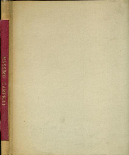 Massimo Campigli - copertina