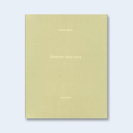 Interiors 1973-1974 - Robert Adams - copertina