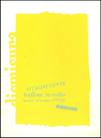 Buffone in esilio - Vitaldo Conte - copertina