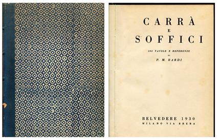 Carrà e Soffici - copertina