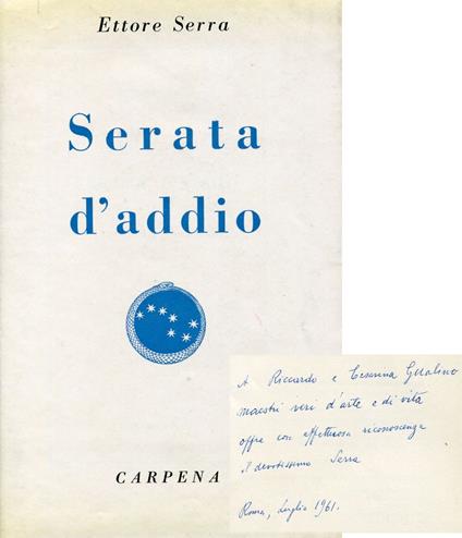 Serata d'addio - copertina