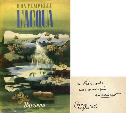 L' acqua. Copia autografata - Massimo Bontempelli - copertina
