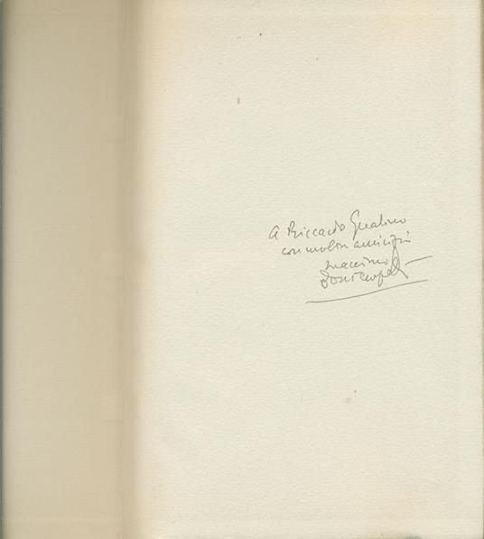 Scarlatti. Copia autografata - Massimo Bontempelli - 2