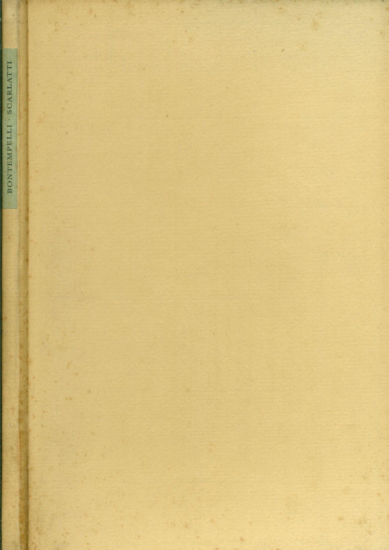 Scarlatti. Copia autografata