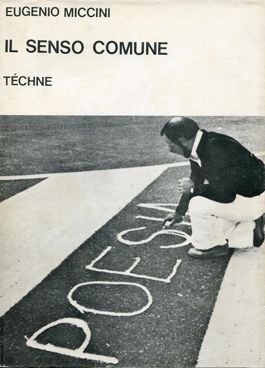 Il senso comune - Eugenio Miccini - copertina