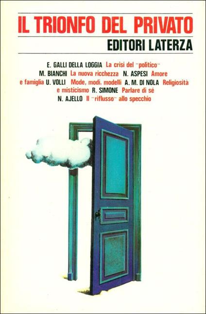 Il trionfo del privato - copertina