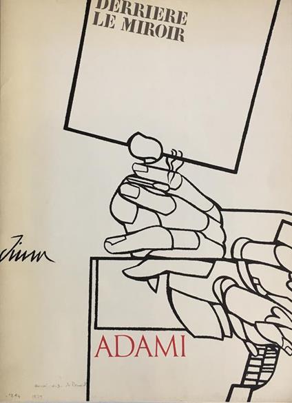 Le voyage du dessin. Derriere le Miroir n. 214 - Valerio Adami - copertina