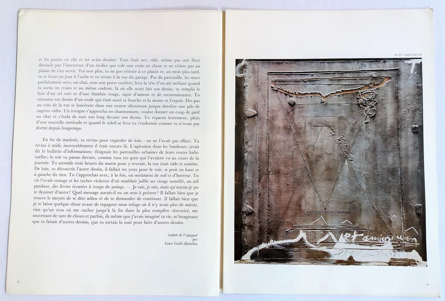 Tapies. Derriere Le Miroir. N° 234 Mai 1979