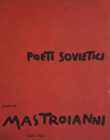 Poeti sovietici - Umberto Mastroianni - copertina