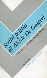 Scritti politici di Alcide De Gasperi