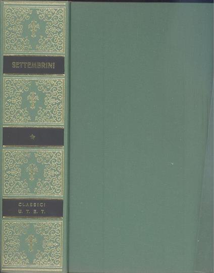 Ricordanze E Altri Scritti - Luigi Settembrini - copertina