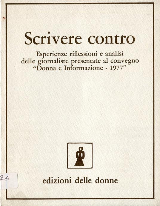 Scrivere Contro - copertina