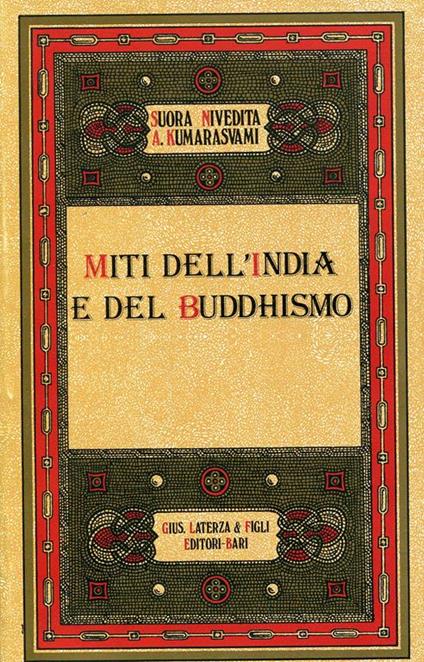 Miti dell'India e del buddhismo - Suor Nivedita - copertina