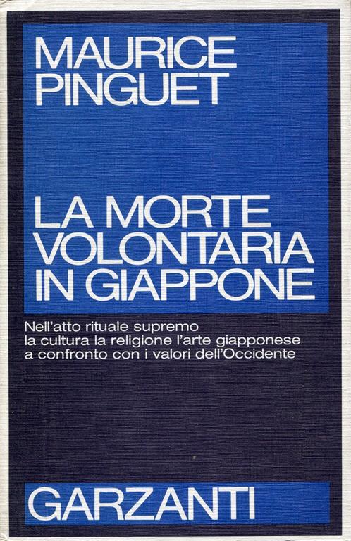 La morte volontaria in Giappone - Maurice Pinguet - copertina