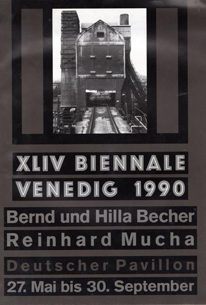 XLIV Biennale. Venedig 1990. Bernd und Hilla Becher. Reinhard Mucha - copertina