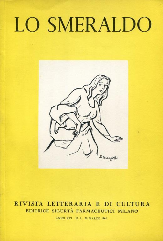 Lo Smeraldo. 30 marzo 1962, Anno XVI, N. 2 - copertina