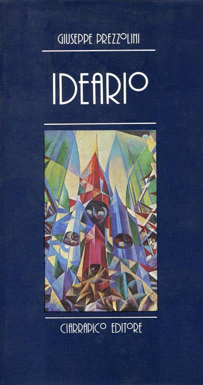 Ideario - Giuseppe Prezzolini - copertina