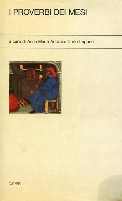 I proverbi dei mesi - Anna Maria Antoni - copertina