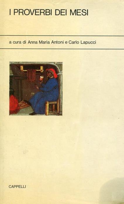 I proverbi dei mesi - Anna Maria Antoni - copertina