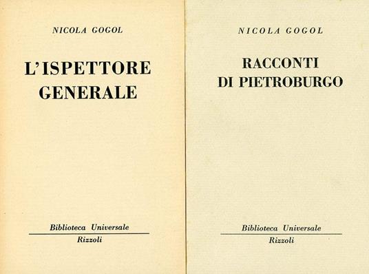 L' Ispettore Generale - Nikolaj Gogol' - 3