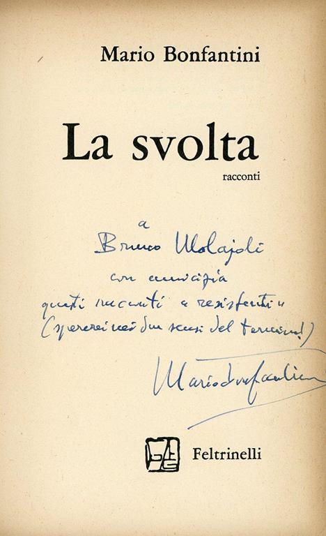 La Svolta - Mario Bonfantini - copertina
