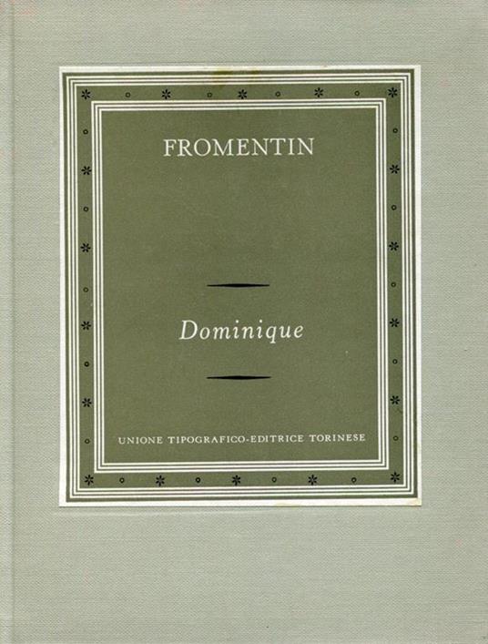 Dominique - Eugéne Fromentin - copertina