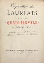 Exposition des Laureats de la VIeme Quadriennale d'Art de Rome