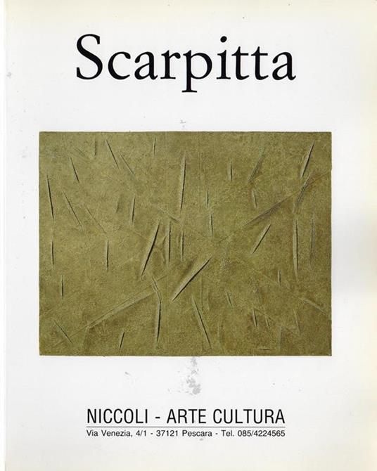 Scarpitta - Salvatore Scarpitta - copertina