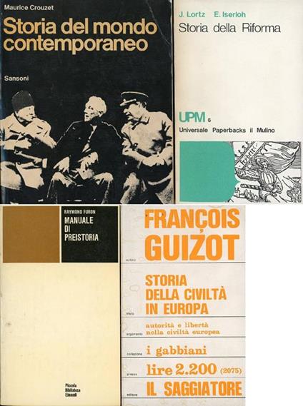 Storia del mondo contemporaneo - Maurice Crouzet - copertina