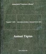 Tryptich 1976. Una obra artÃ¬stica: tres punts de vista. Antoni Tàpies