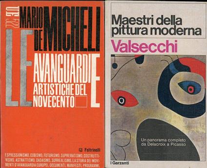 Avanguardie artistiche del Novecento - Mario De Micheli - copertina