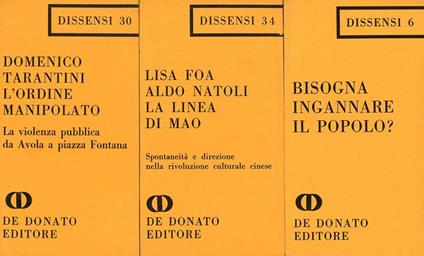 L' ordine manipolato - Domenico Tarantini - copertina