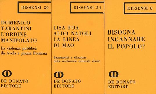 L' ordine manipolato - Domenico Tarantini - copertina