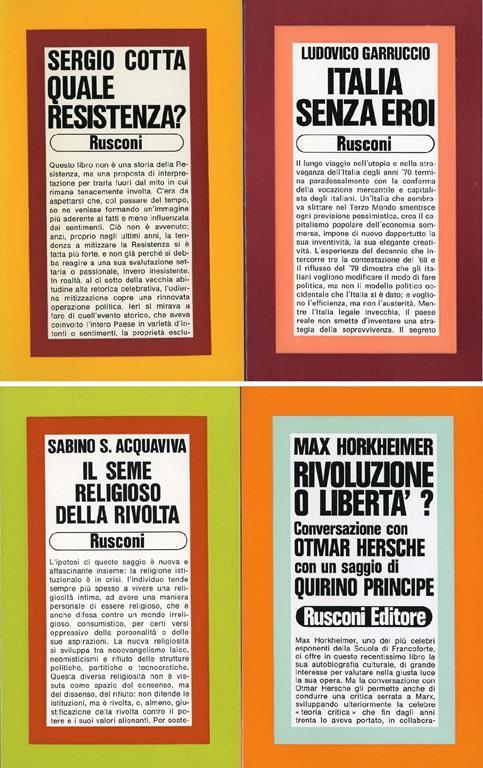 Quale resistenza? - Sergio Cotta - copertina