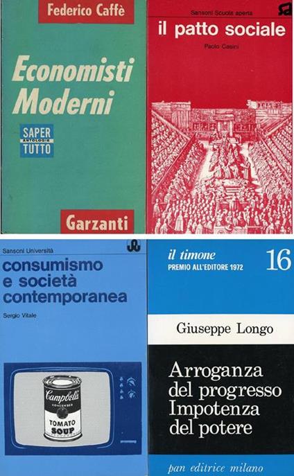 Economisti moderni - Federico Caffè - copertina