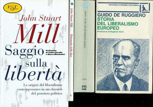 Saggio sulla libertà - John Stuart Mill - copertina