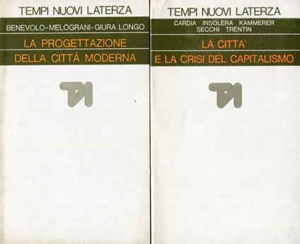La progettazione della città moderna - Leonardo Benevolo - copertina