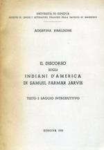 Il discorso sugli indiani d'America di Samuel Farmer Jarvis