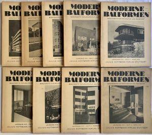 Moderne Bauformen. Monatshefte fur Architektur und Raumkunst - copertina