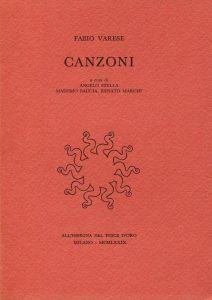 Canzoni - Fabio Varese - copertina