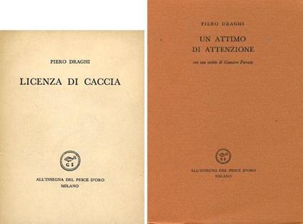 Licenza di caccia - Piero Draghi - copertina