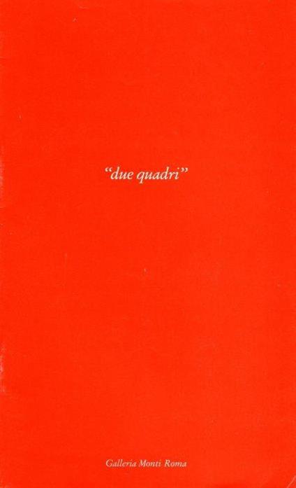 Due quadri - Pio Monti - copertina