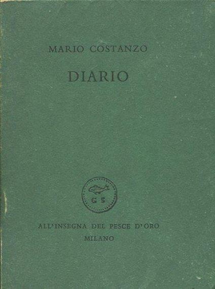 Diario - Mario Costanzo - copertina