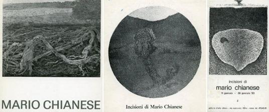 Mario Chianese dipinti e incisioni - Mario Chianese - copertina