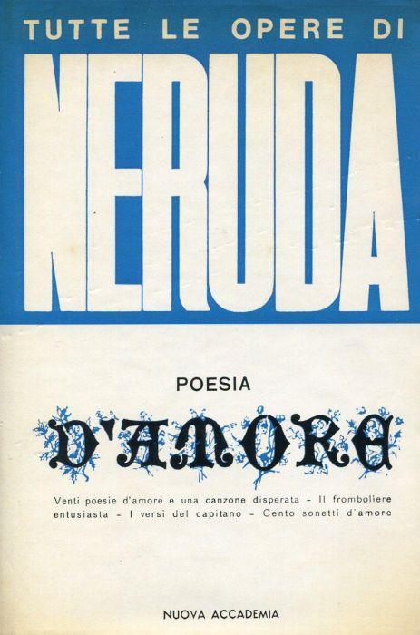 Poesia d'amore - Pablo Neruda - copertina