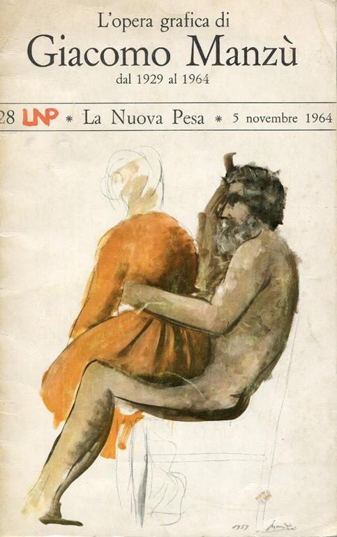 L' opera grafica di Giacomo Manzù dal 1929 al 1964 - Giacomo Manzù - copertina