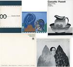 tre cataloghi di mostre dell'Artista (1966-1973)