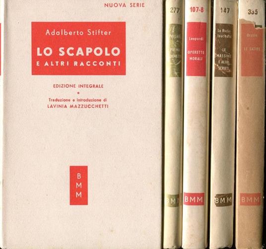 Lo scapolo e altri racconti - Adalbert Stifter - copertina