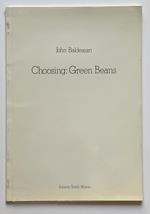 Choosing: Green Beans