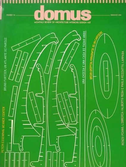 Domus. N. 712, Gennaio 1990 - copertina